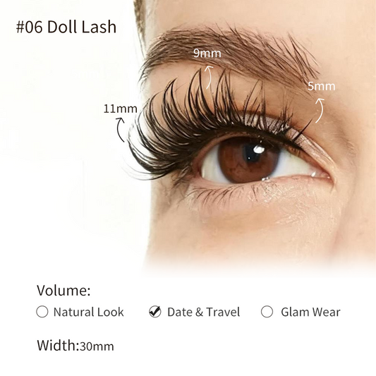 Airybare Magnetic Eyelashes - #06 Doll Lash
