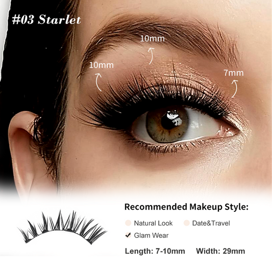 Airybare Micro-MagTech™ Magnetic Eyelashes - #03 Starlet